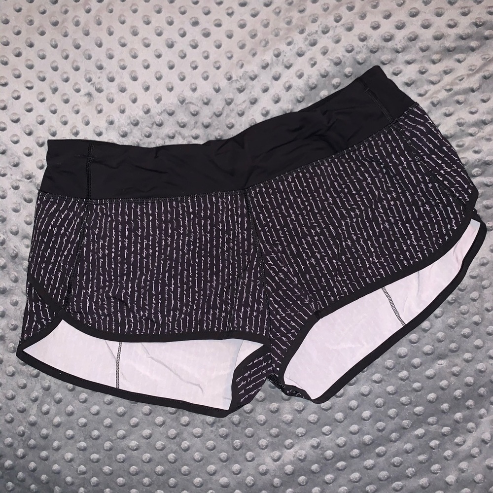 Lululemon Speed Shorts - Size 10